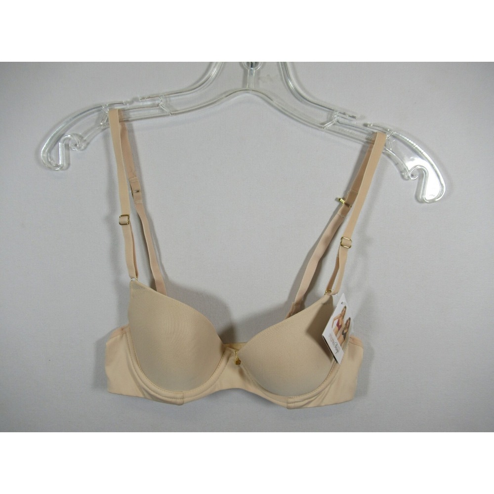 NEW Smart & Sexy Everyday T-Shirt Bra 32A Beige Underwire